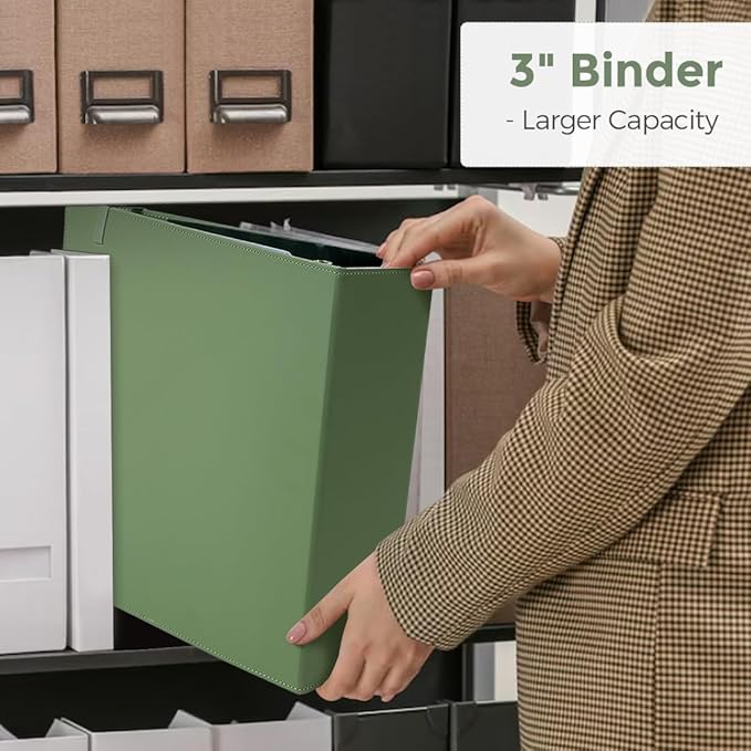 SKYDUE 3 Ring Binder 3 Inch D Ringr - Image 5