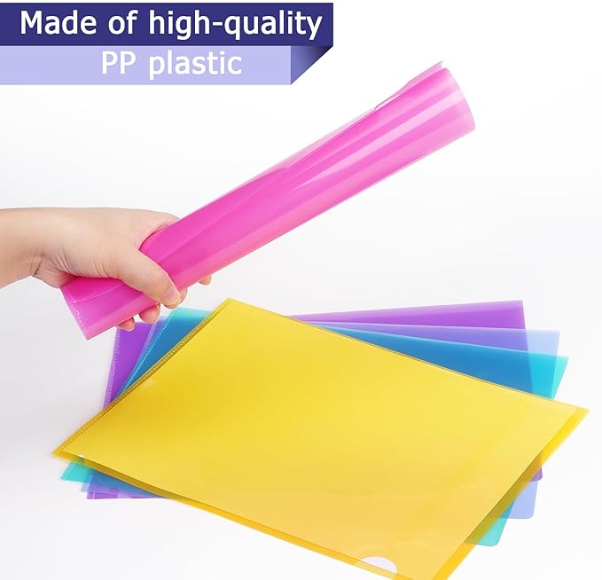 Tamaki 16 Pack Clear Plastic Folders Sleeves - Image 5
