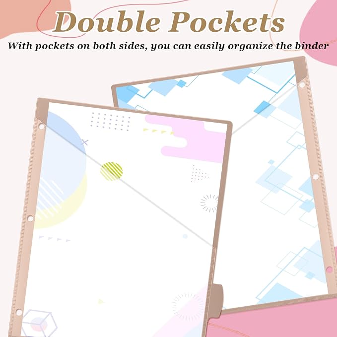 Epakh 6 Pcs Binder Dividers for 3 Rings Binders Index Dividers - Image 4