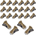 CRASPIRE 35Pcs Metal Alligator Clips Antique Bronze Mini Sweater Clamps Spring by CRASPIRE