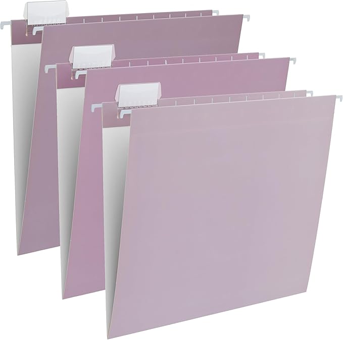 Y YOMA 6 Pack Gradient Hanging File Folders Letter Size Decorative Hanging by YYOMA