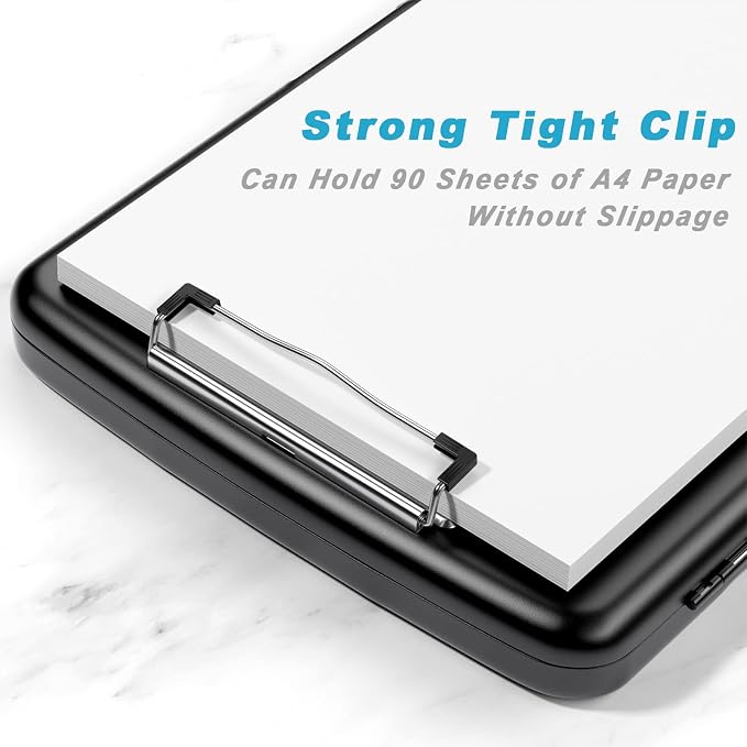 Rimilak Clipboard with Storage, 8.5 x 11'' High Capacity Clip Board - Image 3