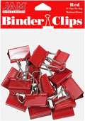 JAM PAPER Colorful Binder Clips by JAMPaper