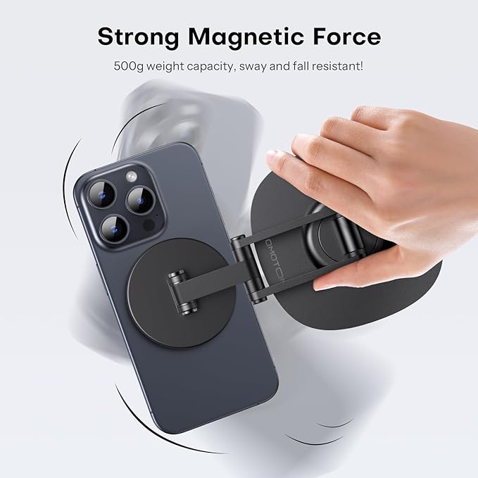 OMOTON 360° Rotating MS04 Magnetic Phone Stand - Image 3