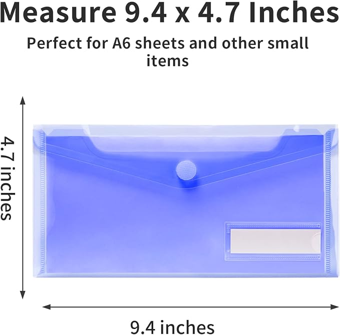 Sooez 24 Pack Plastic Pencil Pouch, Plastic Pencil Case Bulk - Image 6