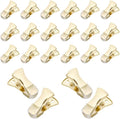 CRASPIRE 35Pcs Mini Metal Alligator Clips Small Non-Slip Silicone Bulldog by CRASPIRE