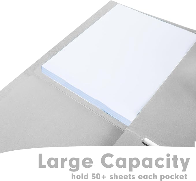Two Pocket Folders, RAZCC 75 Pack 2 Pocket Folders Fit Letter Size Paper - Image 5