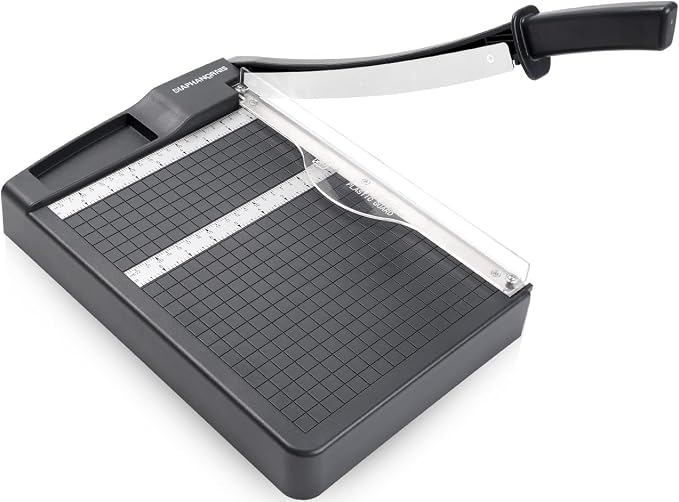 Paper Cutter, Paper Trimmer12" Cutting Length Heavy Duty Guillotine Paper Slicer by DIAPHANORNIS