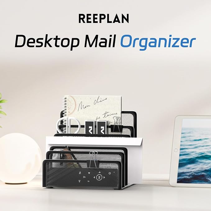 Mail Organizer with 5 Slot, Metal Mail Holder - Image 7