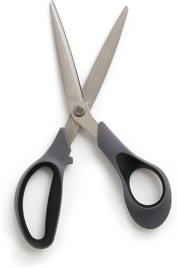 TRU RED 8‑Inch Titanium Coated Scissors, Bent Handle, Right & Left Handed – - Image 2