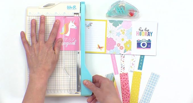 We R Memory Keepers Mini Guillotine Paper Cutter-Lilac - Image 4