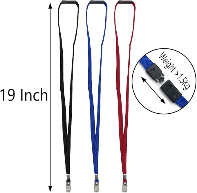 Bird Fiy Lanyards Breakaway Bulk Black Lanyards Neck Flat Safety Badge Lanyard - Image 2