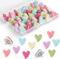 36 Pieces Push Pins Cute, 6 Colors Decorative Pushpins, Thumb Tacks by GOOLADA