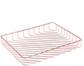 Rose Gold File Organizer for Desk Letter Size Desk Paper Organizer Trays Large by Fvstar