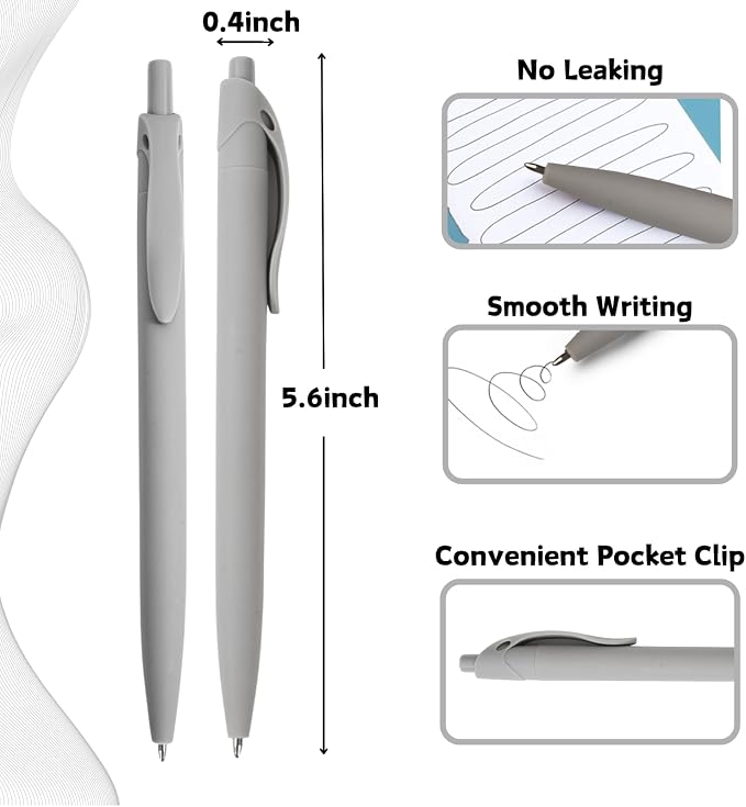 BallPoint Pens, 50 Pack, Bulk Pens, Click Pens - Image 2