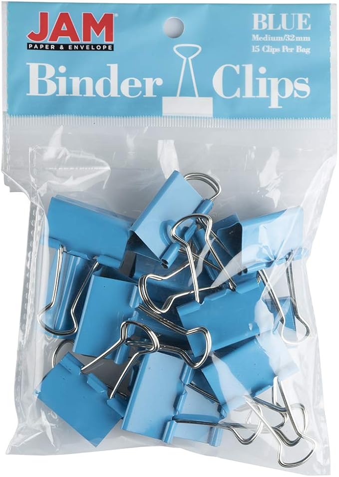 JAM PAPER Colorful Binder Clips - Image 6