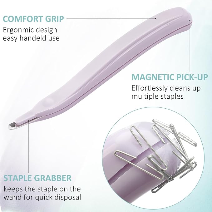 ZZTX 5 Pack Professional Magnetic Staple Remover Puller | Staple Removal Tool - Image 3