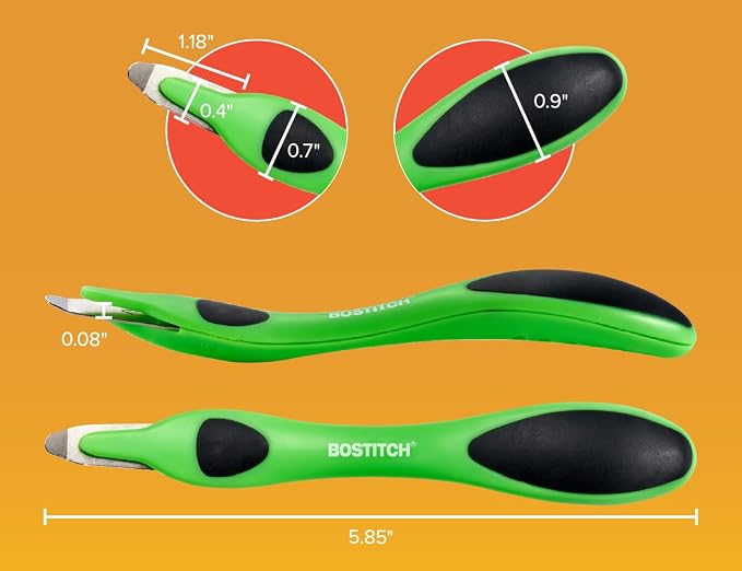 Bostitch Professional Magnetic Easy Staple Remover, Neon Colors, 3 Pack | - Image 3