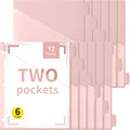 Epakh 12 Pcs Binder Dividers for 3 Rings Binders Index Dividers by Epakh