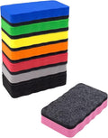 Magnetic Dry Erase Erasers, 8 Pack Whiteboard Erasers, Dry Erase Board Eraser by HANWER