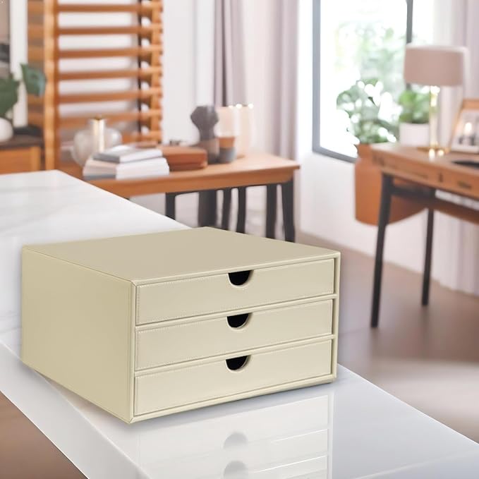 UnionBasic Document Organizer, 3-Drawer File Cabinet Document Storage Box - Image 5