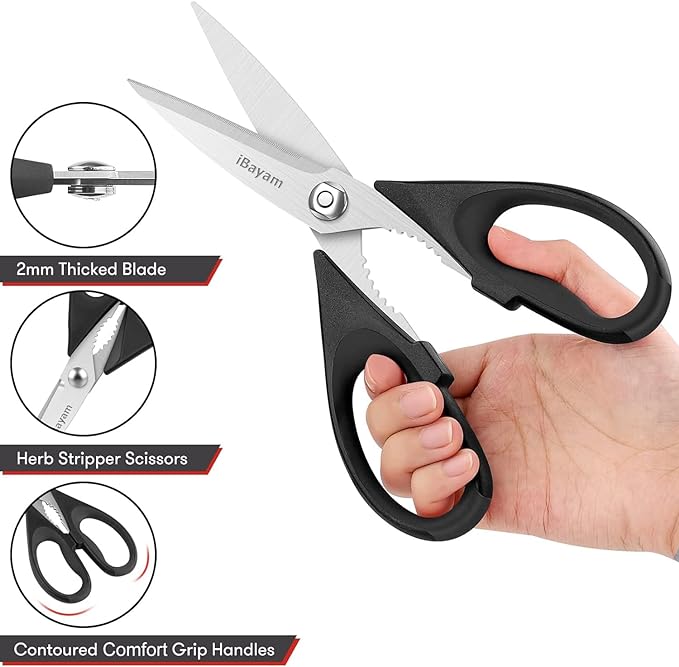 iBayam All Purpose Kitchen Shears - Image 4
