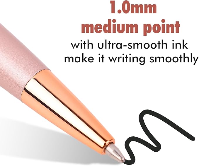 Cityhermit 10 Pack Funny Sarcastic Ballpoint Pens, Office Snarky Metal Luxury - Image 3