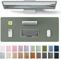YSAGi Leather Desk Pad Protector, Office Desk Mat, Large Mouse Pad, Non-Slip PU by YSAGi