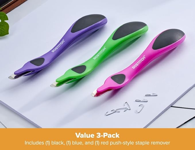 Bostitch Office Magnetic Staple Remover, 9 Assorted Colors, 9 Pack - Image 3