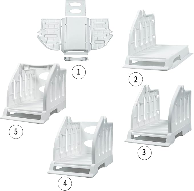 Label Holder for Rolls and Fan-Fold Labels, 4x6 Stand for Thermal Label - Image 2