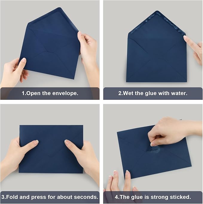 200 Pack A7 Envelopes, 5.24 x 7.24 in Envelopes - Image 6