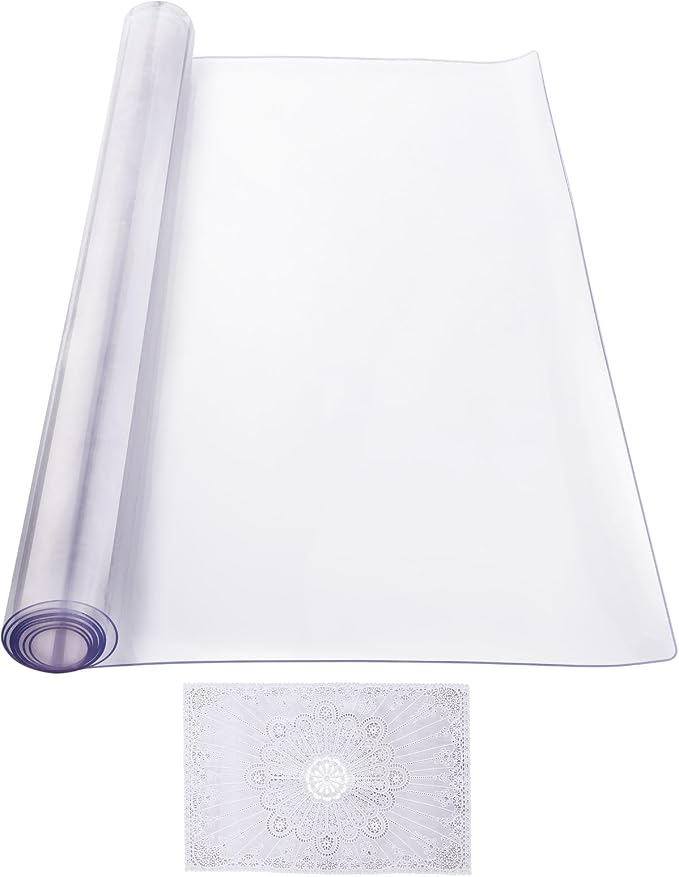 VEVOR Plastic Table Cover, 40 x 60 Inch 2.0 mm Thick Clear PVC Table Protector - Image 9