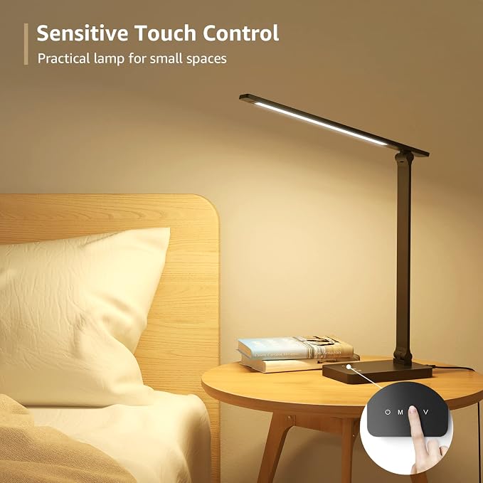 Lepro LED Desk Lamp for Home Office, 9.5W 750LM Metal Touch Control Desk Light - Image 5