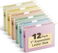 Ansook Plastic Hanging File Folders, Letter Size Hanging Folders by Ansook