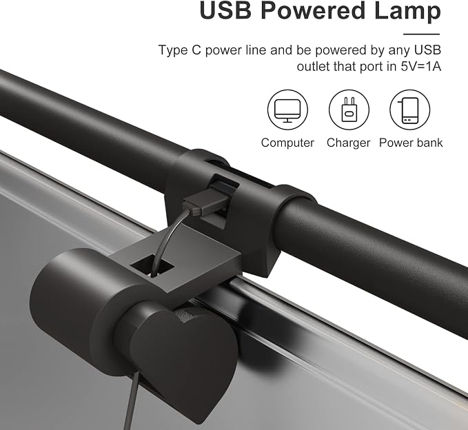 16.14" Monitor Light Bar, 250LM Anti Screen Glare Eye-Care LED Screen Lamp - Image 7