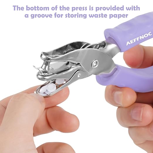 AEFFNOC Single Hole Punch, One Hole Puncher - Image 4