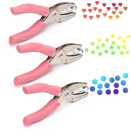 Coolrunner 3-Piece Metal Single Hole Paper Punch by Coolrunner