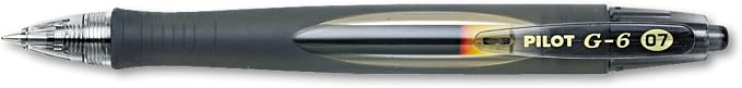 Pilot G6 Pens, Premium Refillable and Retractable Rolling Ball Gel Pens by PilotCorporationofAmerica