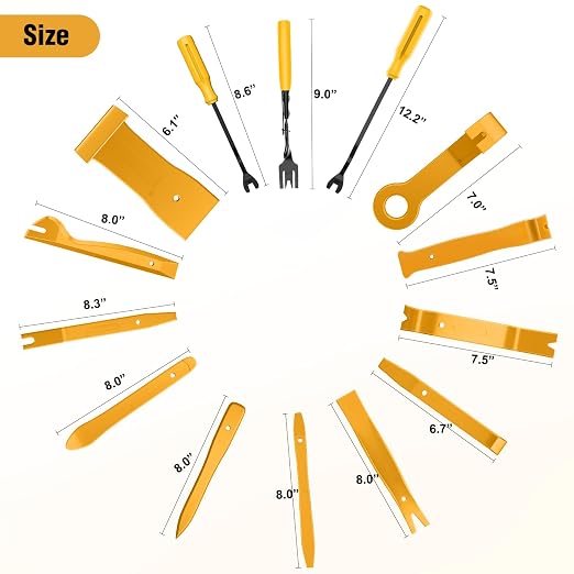 GOOACC 238Pcs Trim Removal Tool, Auto Push Pin Bumper Retainer Clip Set - Image 2