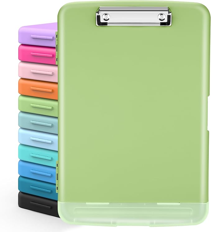 Sooez Clipboards with Storage, High Capacity Clip Boards 8.5x11 with Storage by Sooez