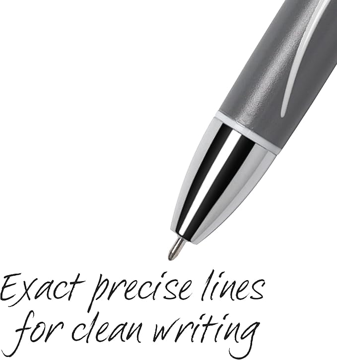 BIC Glide Exact Black Retractable Ballpoint Pens, Fine Point, 3-Count Pack - Image 4