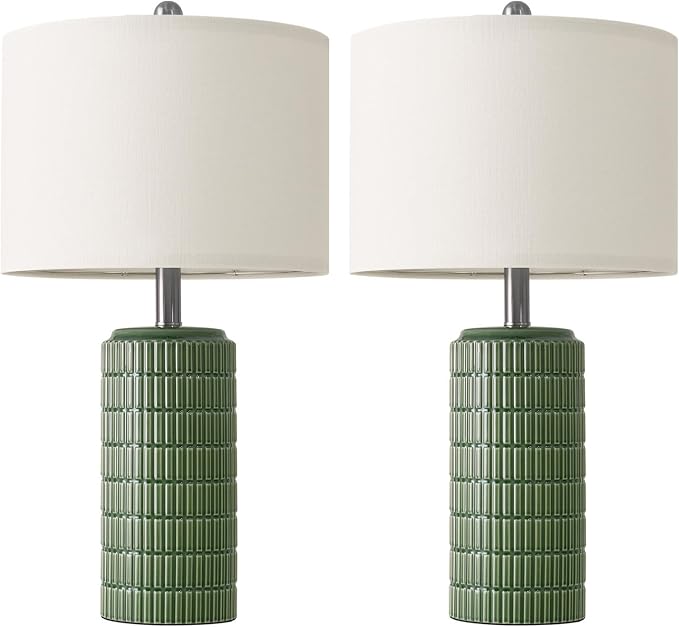 PoKat 24" Modern Ceramic Table Lamps Set of 2 - Image 7
