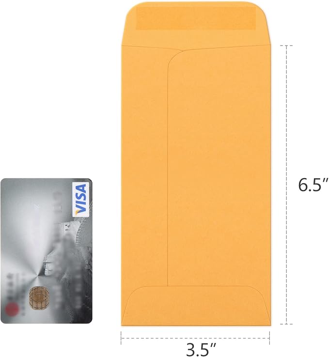 ValBox 3.5x6.5 Money Envelopes, Small Parts Envelope - Image 2
