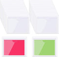 30 Pack Self-Adhesive Index Card Pockets by Chinco