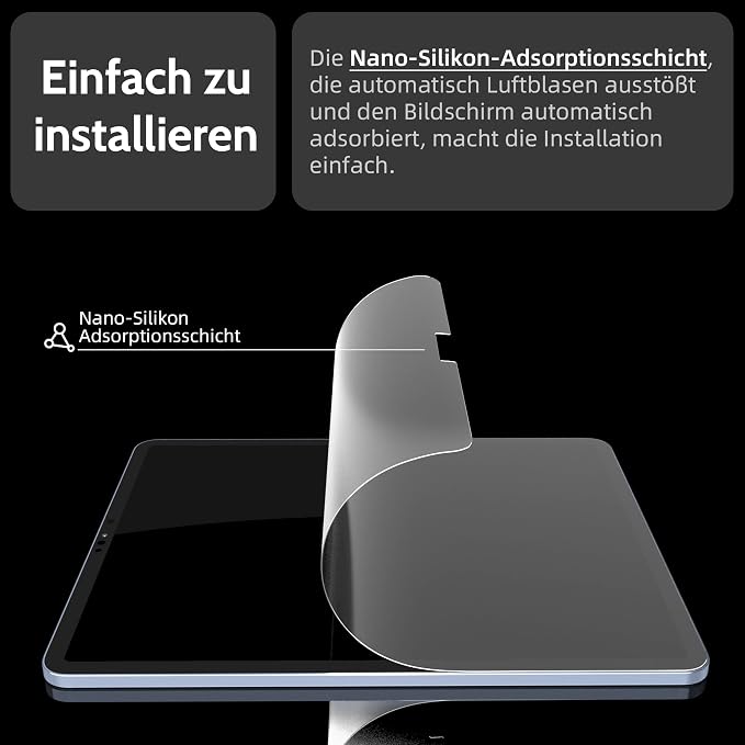 Pack of 3 Paper Film for iPad Pro 12.9 Inch, Matte Paper Film Screen Protector - Image 5
