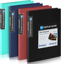 Sooez 30-Pocket Binder with Plastic Sleeves 9x12, Heavy Duty Art Portfolio by Sooez