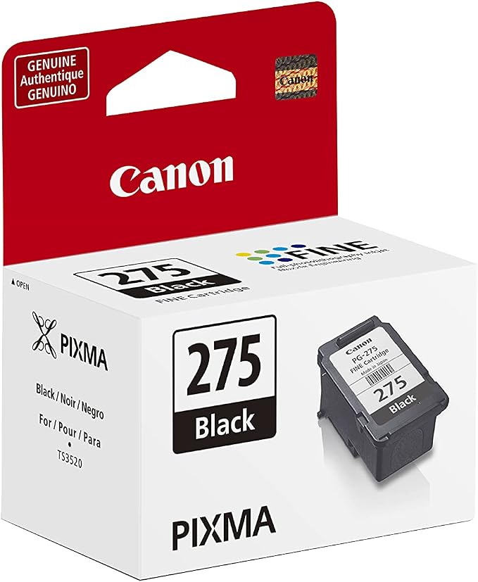 Canon PG-275 Genuine Black Ink Cartridge, Compatible - Image 3