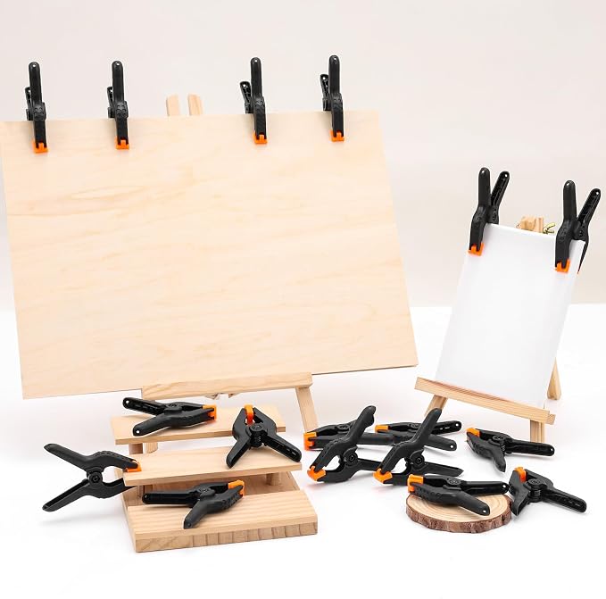 72 Pack 3.5 inch Plastic Spring Clamps, Backdrop Clips, Plastic Clamps - Image 7