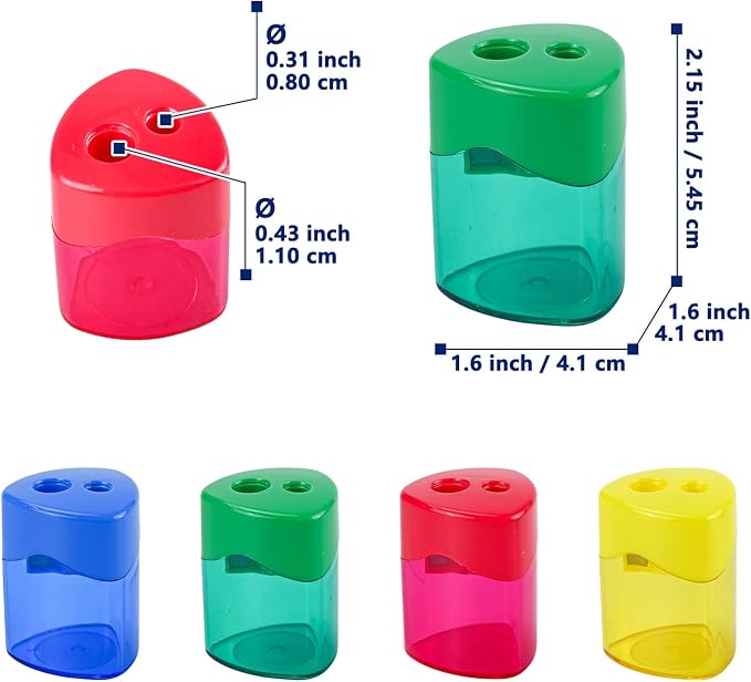 24Pcs Pencil Sharpener Manual - Image 2