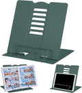 MSDADA Desk Book Stand, Metal Reading Book Stand Adjustable Cookbook Holder by ColoryourlifewithMSDADA